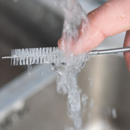 2x Refrigerator Scrub Brush Flexible Cleaner Hole Car Sunroof Drain Clog Remover