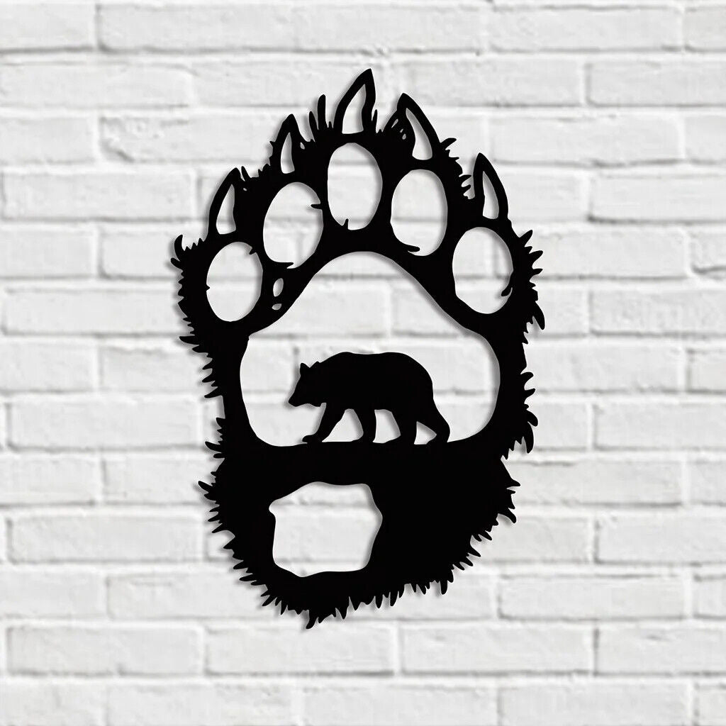 Bear Theme Decor Wall Art Decorations, Indoor Living Room Classic Room Decor