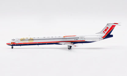 1:200 JC Wings TRANS WORLD MD-83 Passenger Airplane Diecast Aircraft Model