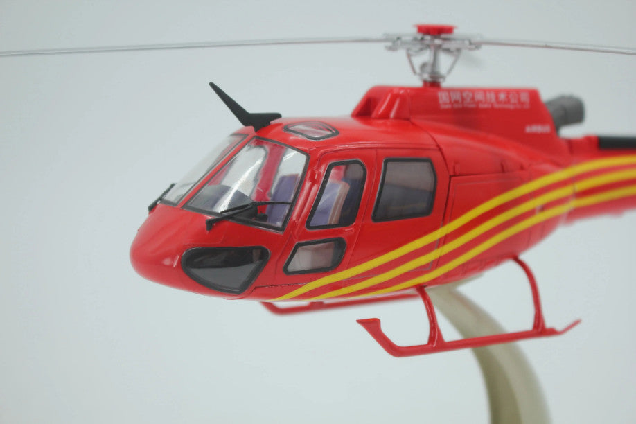 1:32 42CM State Grid H125 Squirrel Helicopter Aeroplane Diecast Aircraft Model