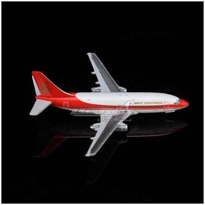 1:400 JC Wings Dragonair Boeing 737-200 Passenger Plane Diecast Aircraft Model