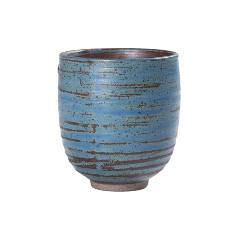 1pc 3.03" Retro Handmade Glaze Tea Cup Kung Fu Teacup Large-capacity Ceramic Cup