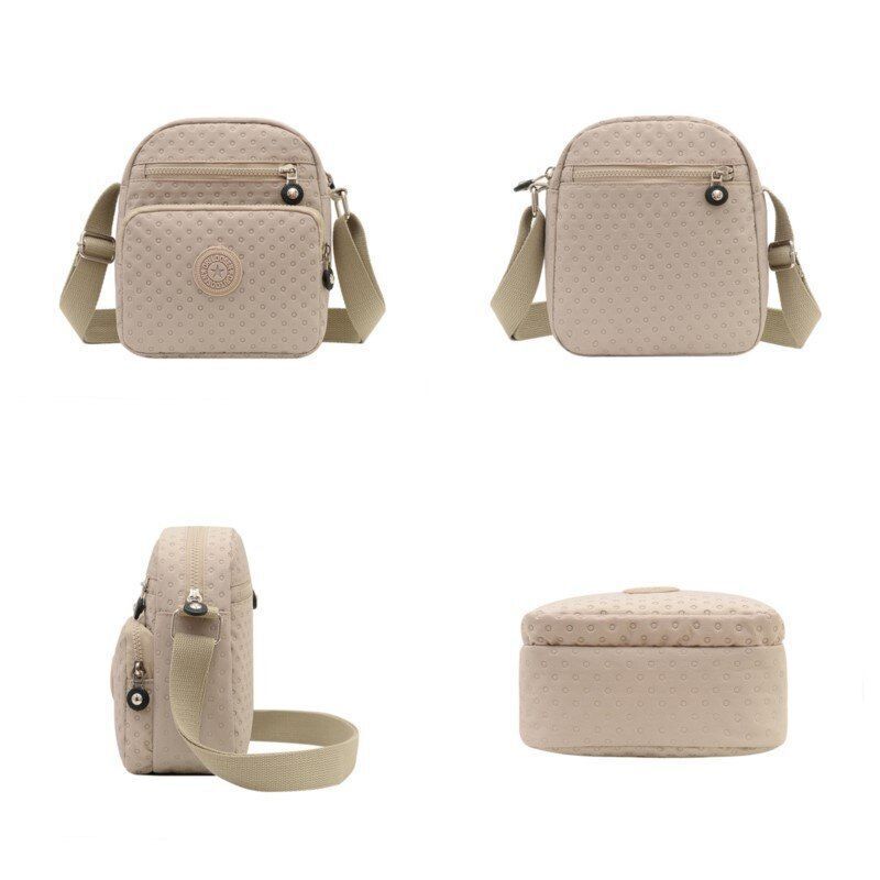 Vintage Shoulder Bag Crossbody Purse Nylon Handbag Satchel Tote Nylon Shell Bags
