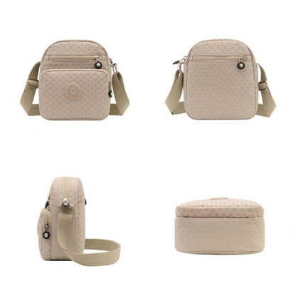 Vintage Shoulder Bag Crossbody Purse Nylon Handbag Satchel Tote Nylon Shell Bags