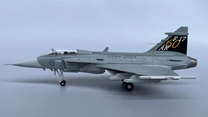 1:72 Aviation Saab JAS39A Gripen Swedish Air Force AF F17 Fighter Diecast Model
