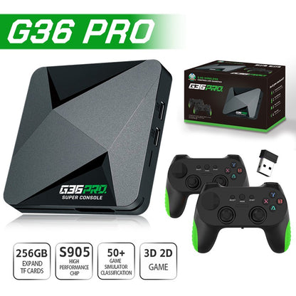 G36PRO,HDMI TV Video Game Stick Retro Gaming Console Wireless Controller 256GB