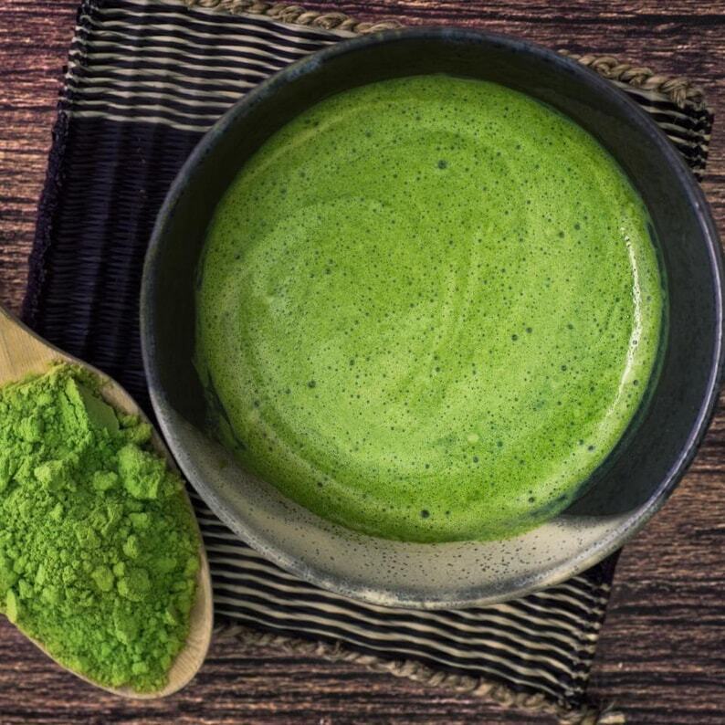 green tea powder Matcha 250g Ketogenic Diet Vegetarian Food Rich in Antioxidant