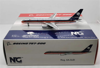 NG Model AEROMEXICO for Boeing B757-200 XA-SJD 1:400 Aircraft Pre-built Model