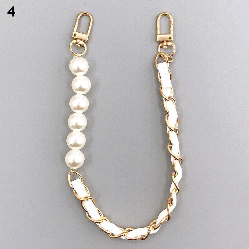 Imitation Pearl Chain Bag Chain Purse Belt Short Mobile Phone Lanyard Bag Handle