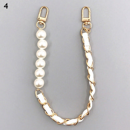 Imitation Pearl Chain Bag Chain Purse Belt Short Mobile Phone Lanyard Bag Handle