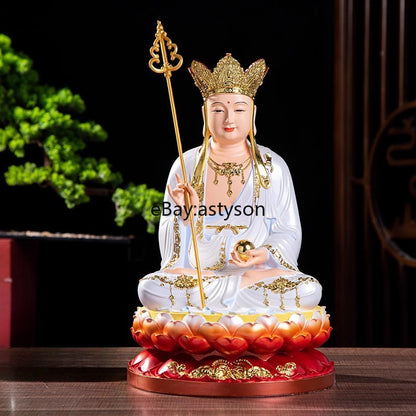 30cm Ksitigarbha Resin Buddha Statue Ksitigarbha King Buddha Statue Ornament