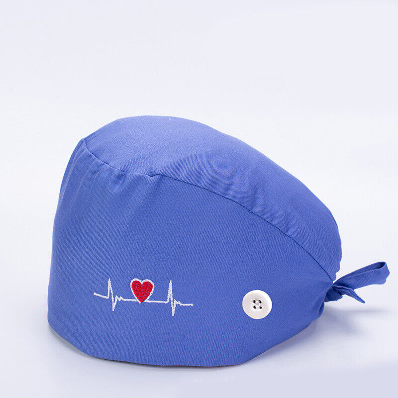Surgical Cap Baotou Cap Doctor Hat Electrocardiogram Nurse Pure Cotton Buckle