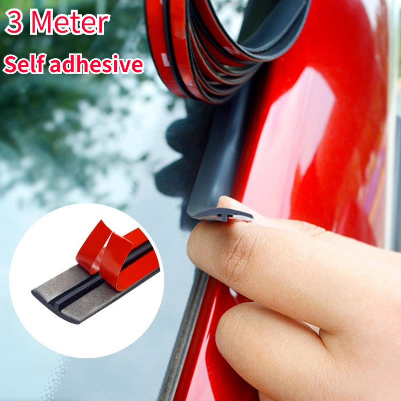 1Roll Auto Car Sealing Strip Rubber Self-Adhesive Sunroof Window Weatherstrip