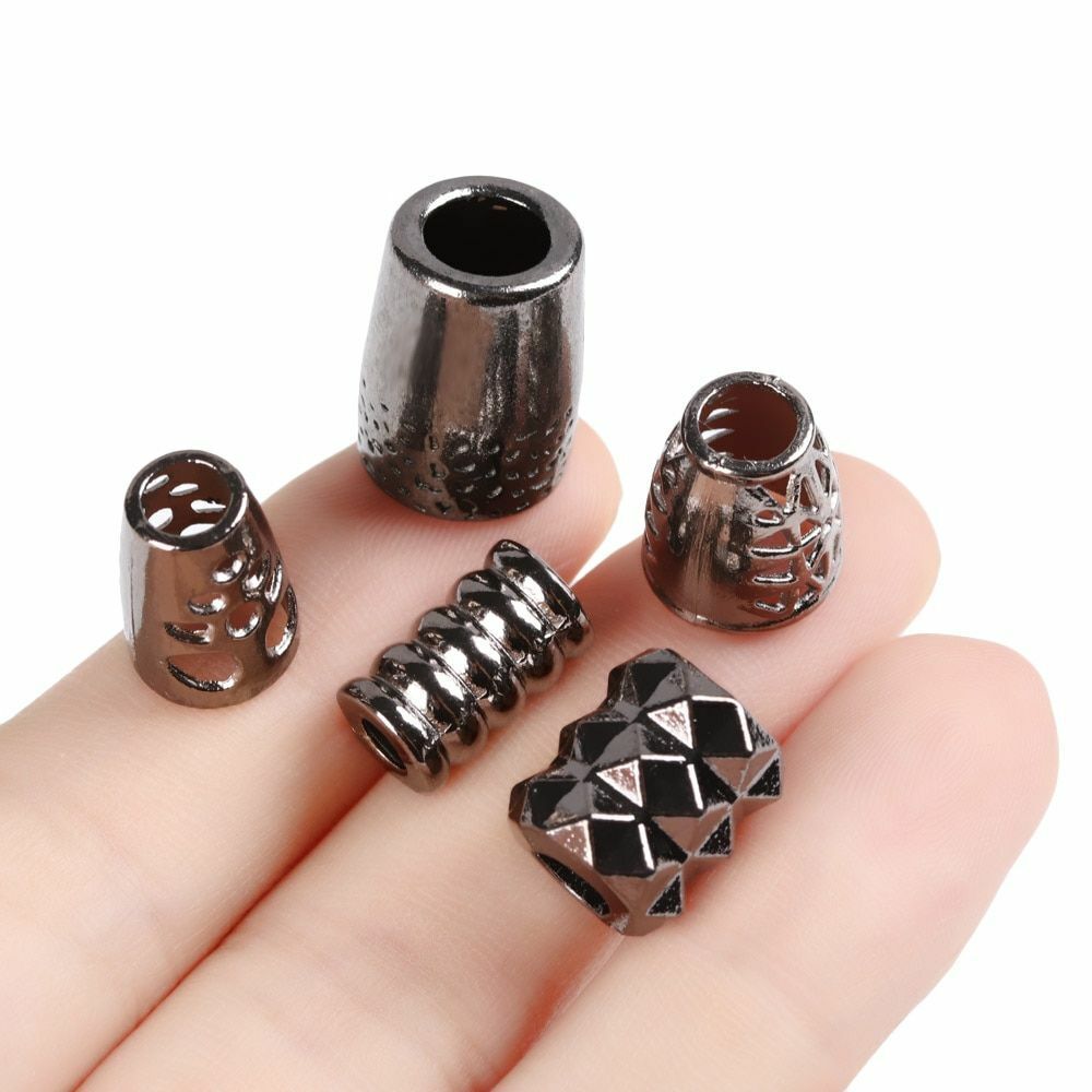 10pcs Metal Charms Buckles Paracord Beads Bracelet Survival Tool Knife Wristband