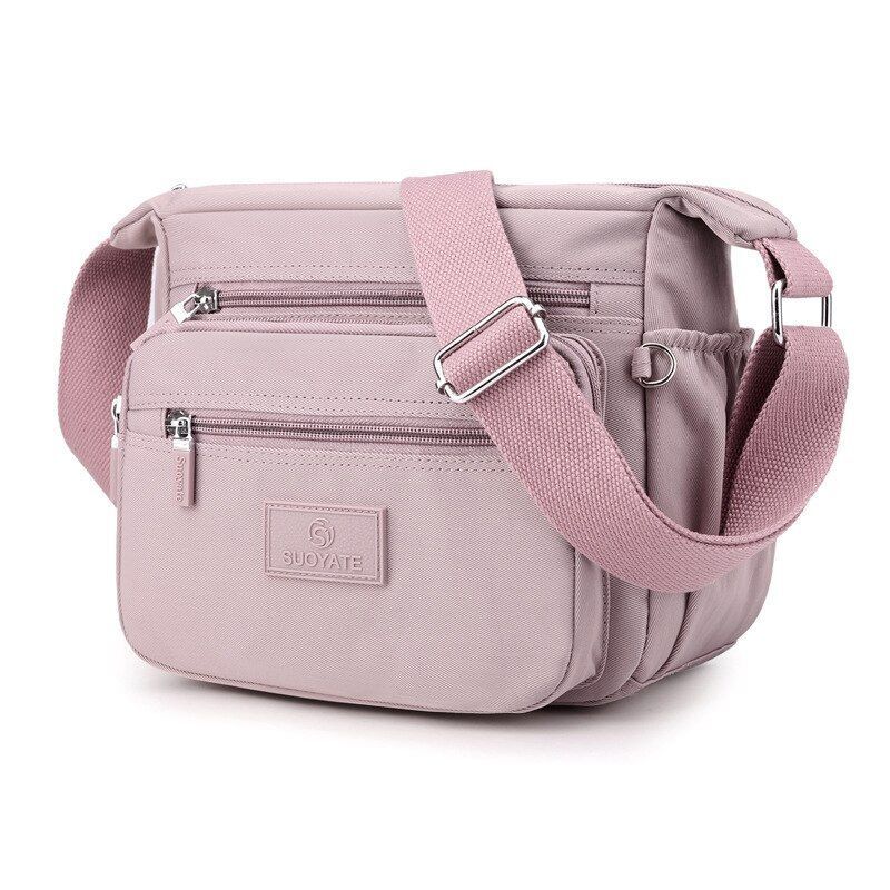 Oxford Cloth Messenger Bag Canvas Leisure Bag Large Shoulder Bag Polyester 1 PC