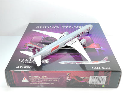 1:400 Phoenix QATAR BOEING B777-300ER Airplane Diecast Aircraft Plane Model