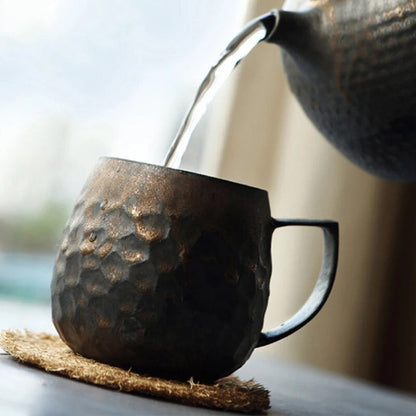 Bronze Ceramic Coffee Tea Mugs Cup Pottery Tea Cup