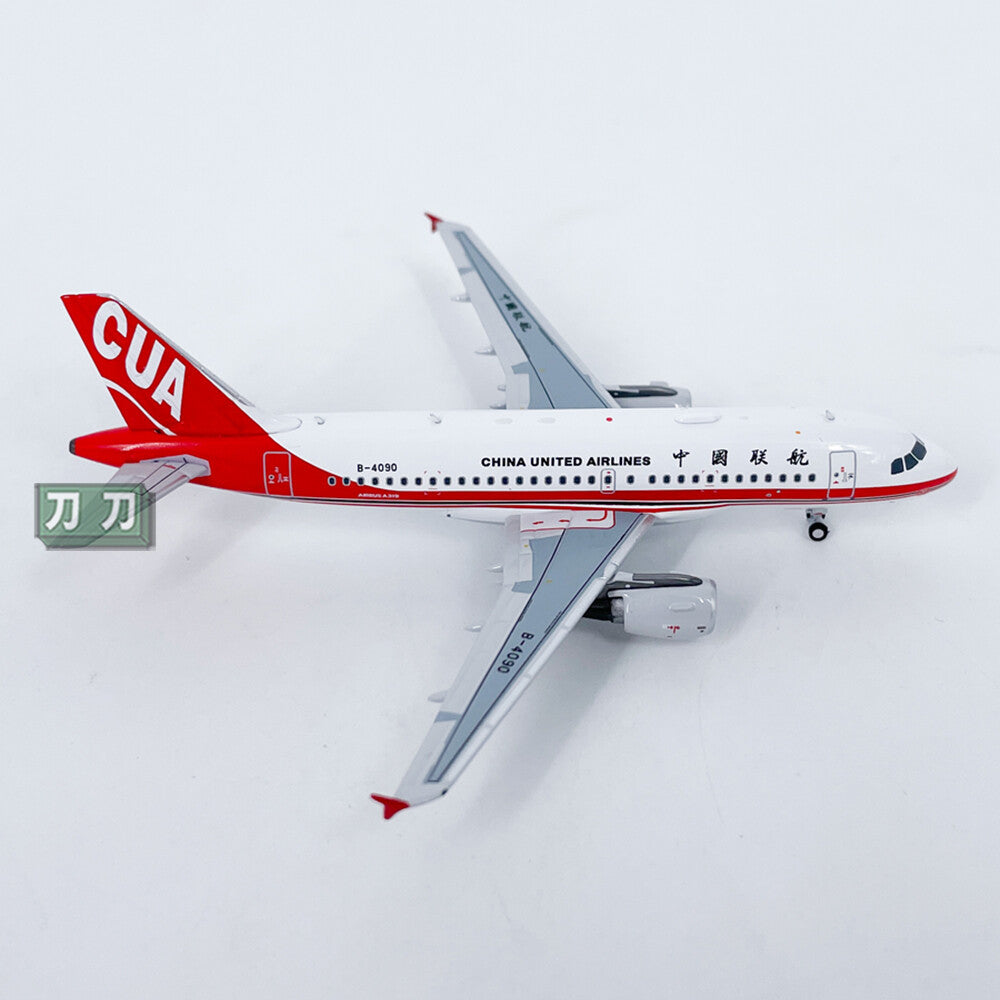 1:400 NG Models CHINA UNITED AIRLINES A319 Airplane Diecast Aircraft Model