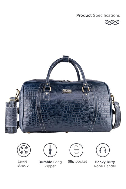 Genuine Leather Travel Duffel Bag Weekend Luggage Leather Duffle Bag