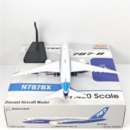1:400 Aviation BOEING B787-8 Passenger Airplane Diecast Plane Model