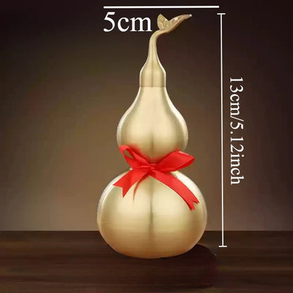 1pc Chinese Style Gourd Ornament Feng Shui Decor Entrance Decor Gourd Handicraft