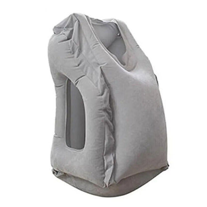 Inflatable Travel Sleeping Bag Neck Pillow Men Women Airplane Train Sleeping