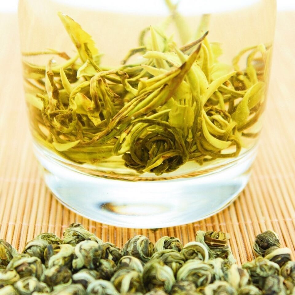 asmine Dragon Pearl Tea Chinese Green Tea Hand Rolled Flower Tea Premium