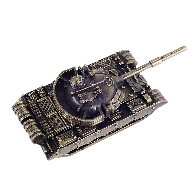1:72 China PLA Type 59D MBT Main Battle Tank Model All-metal Bronze