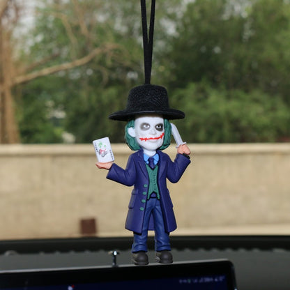 Rearview mirror accessories suspension decoration clown car pendant pendant