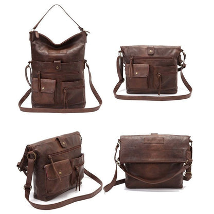 Bag Shoulder Leather Handbags Crossbody Fold Over High Quality Casual 43*24 CM