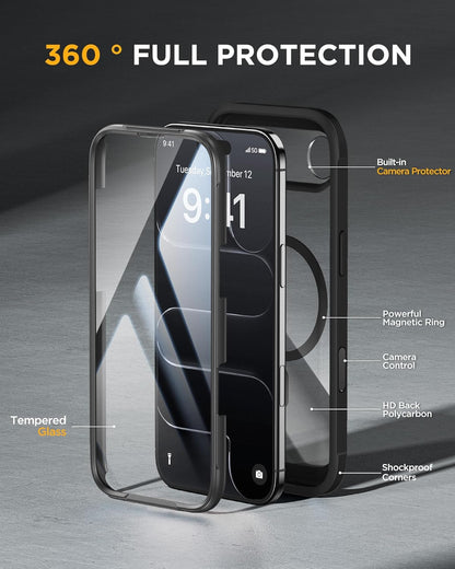 Magnetic for Iphone Air Case 6.5-Inch with Camera Control, [Compatible with Mags