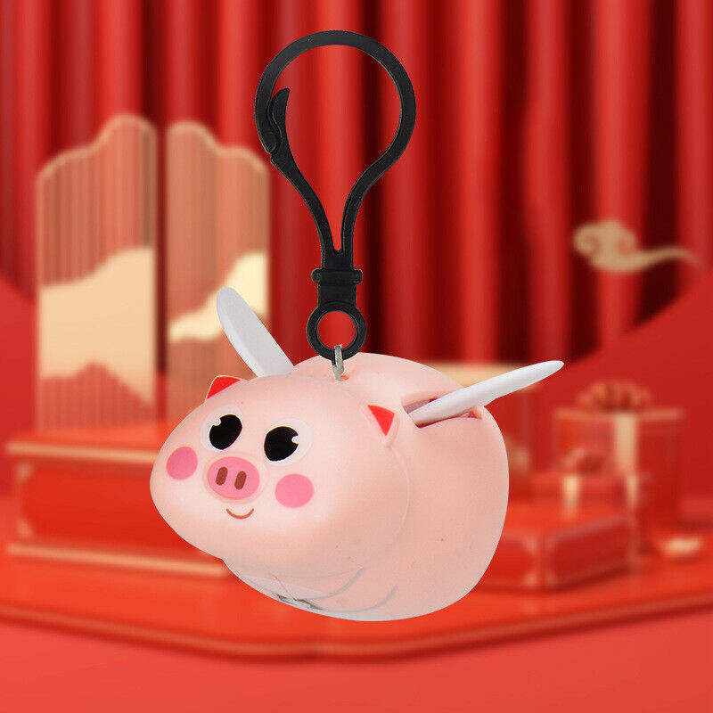 Cute Keychain Handbags Rabbit Pig Charm Animal Keyrings Bag Hanging Decoration