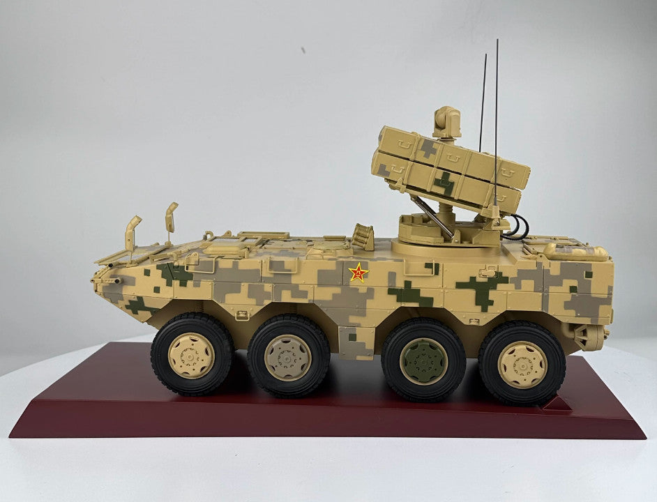 1:26 38CM Red Arrow-10 Air Defense Missile Launcher Truck Diecast Military Model