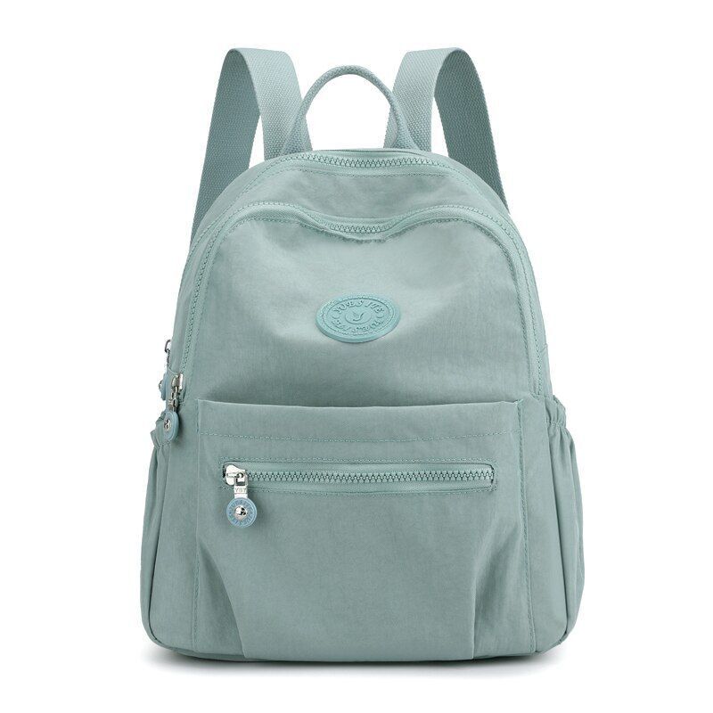 Women Waterproof Nylon Backpack Shoulder Bag Multi-functional Travel School Bags