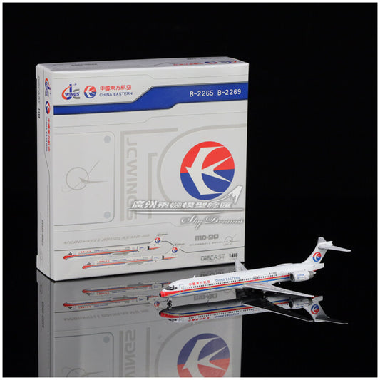 1:400 JC Wings China Eastern McDonnell Douglas MD-90 Airplane Diecast Model