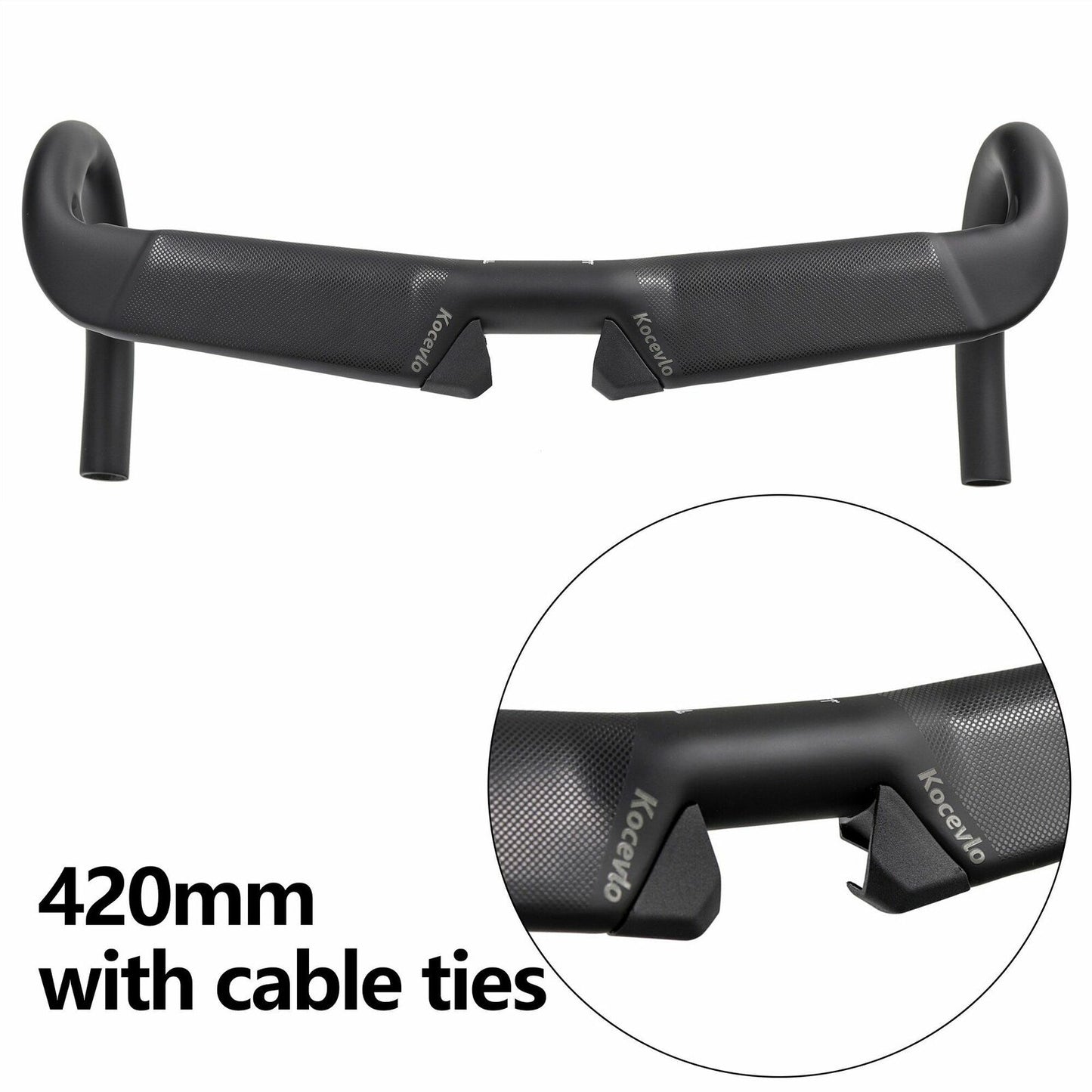 Handlebar Road Bicycle Racing Matte/gloss Full Carbon Cable Bike 31.8*420/440mm