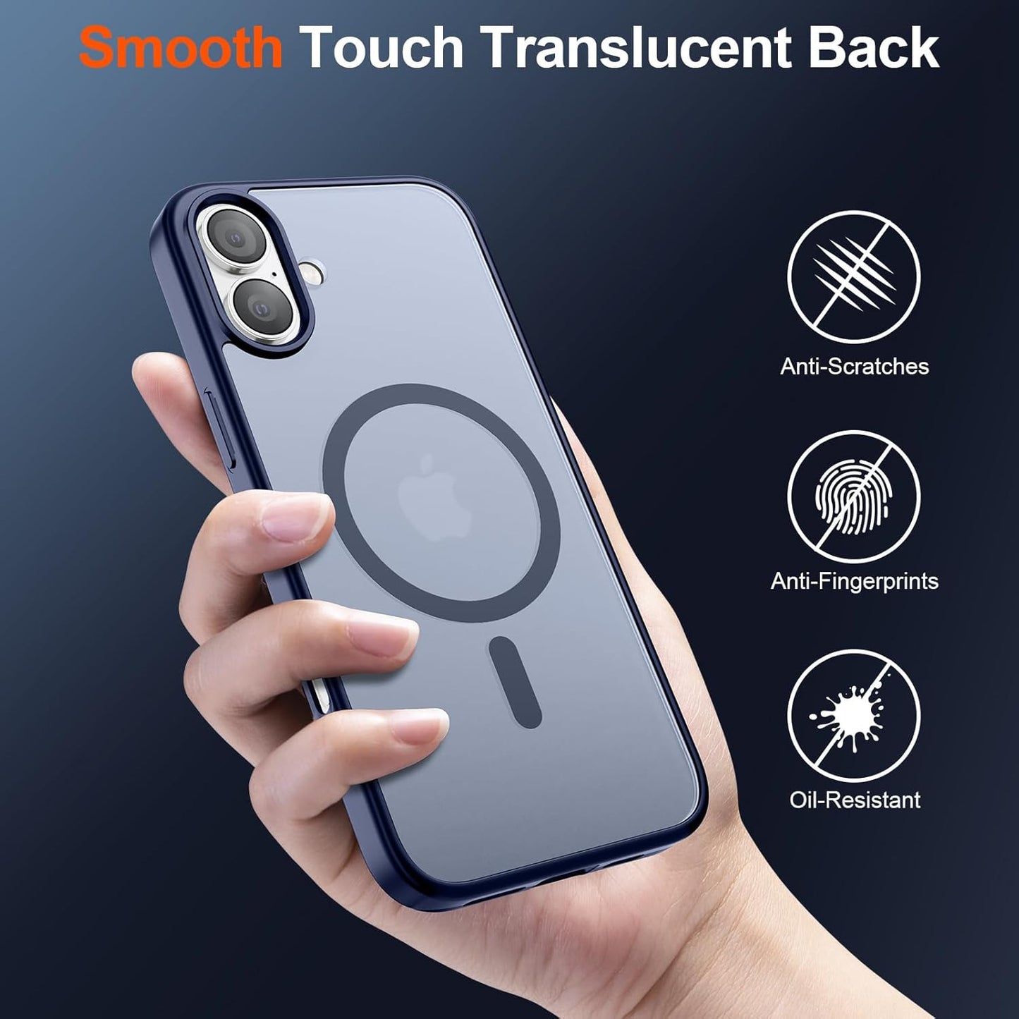 Magnetic for Iphone 17 Case (Compatible with Magsafe)(Military Grade Drop Protec