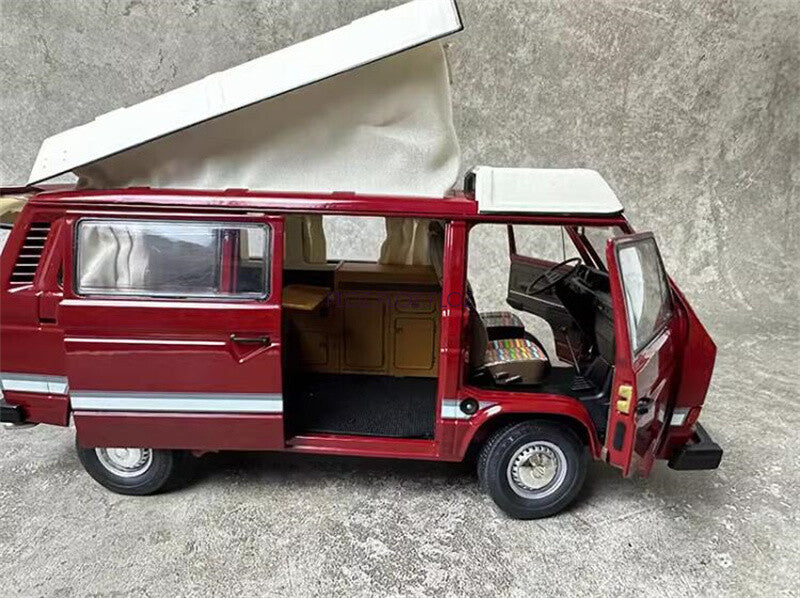 for Schuco for T3a for WESTFALIA Camper rot Bus red 1:18 Car Pre-built Model