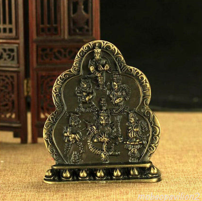 4.3" WATER ZAMBALA JAMBHALA STATUE FORTUNE LUCK BLESSED / BUDDHISM ALTAR MUST!