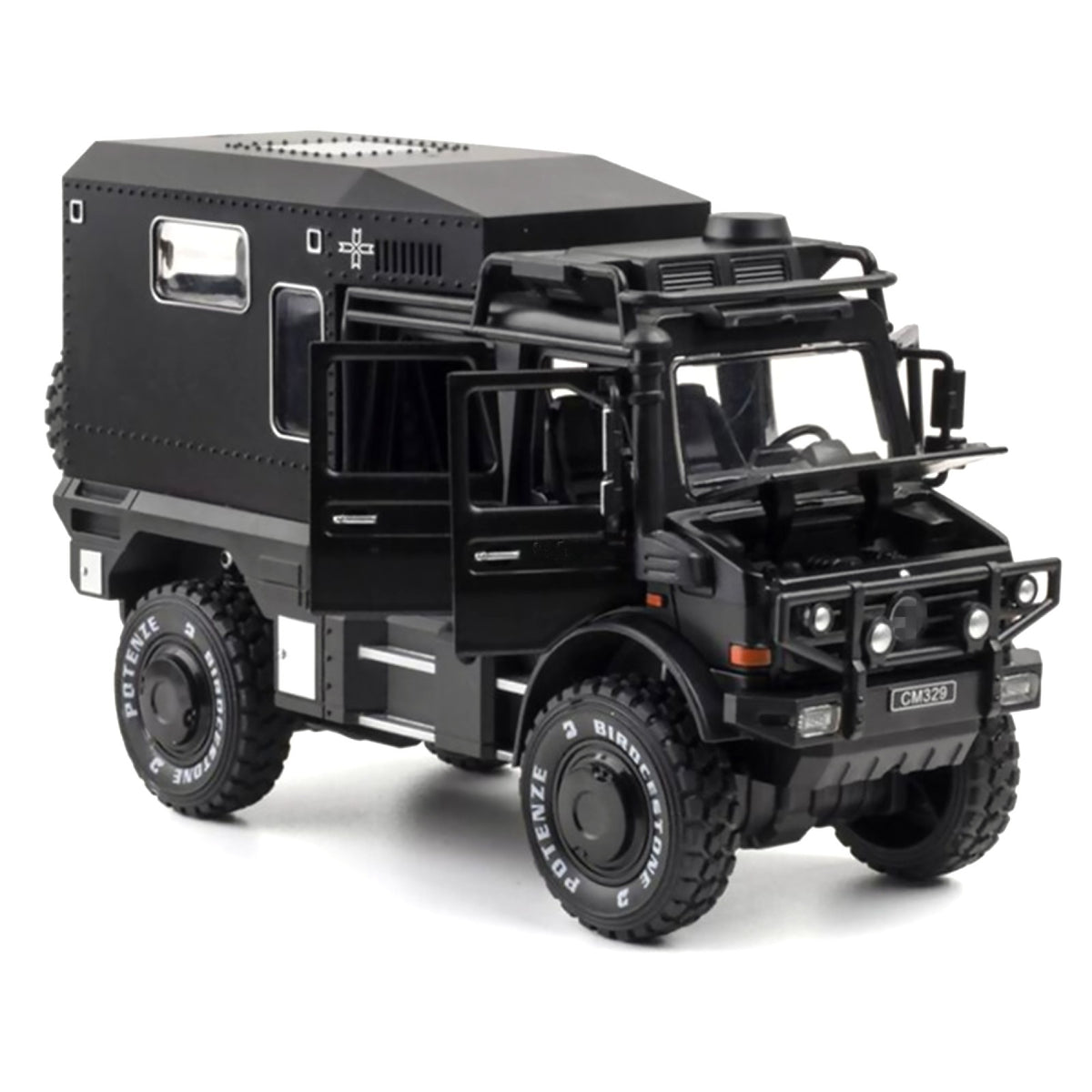 1/28 Black Pull-Back Model Toy Car Vehicle With Sound&Light Effect Boys Gifts E