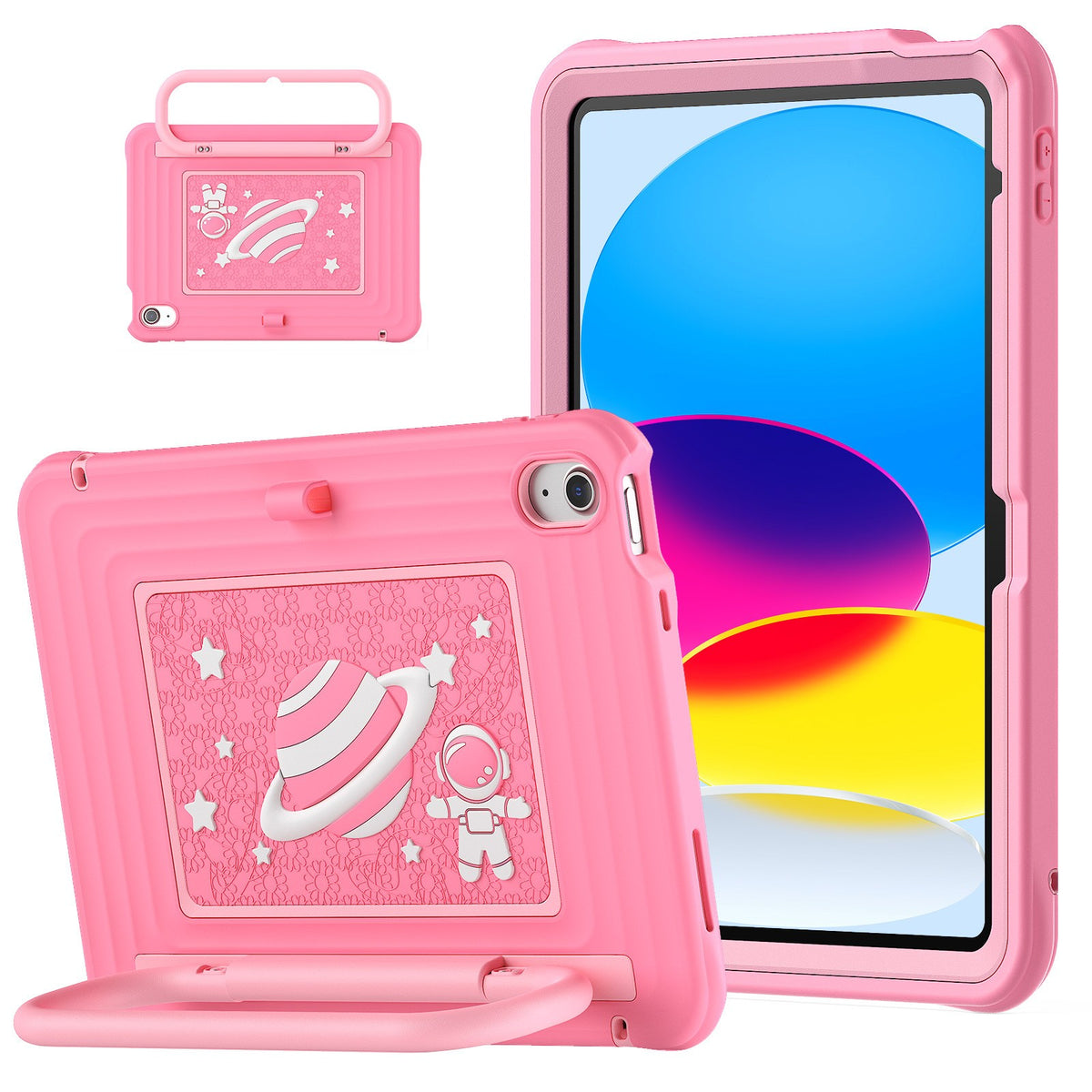 iPad11A16 Tablet Case Air6 Children's Silicone Anti-drop Bracket Shell A11plus