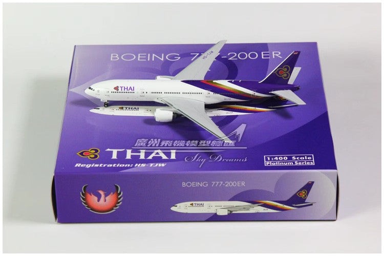 1:400 Phoenix THAI BOEING 777-200ER Passenger Airplane Diecast Aircraft Model