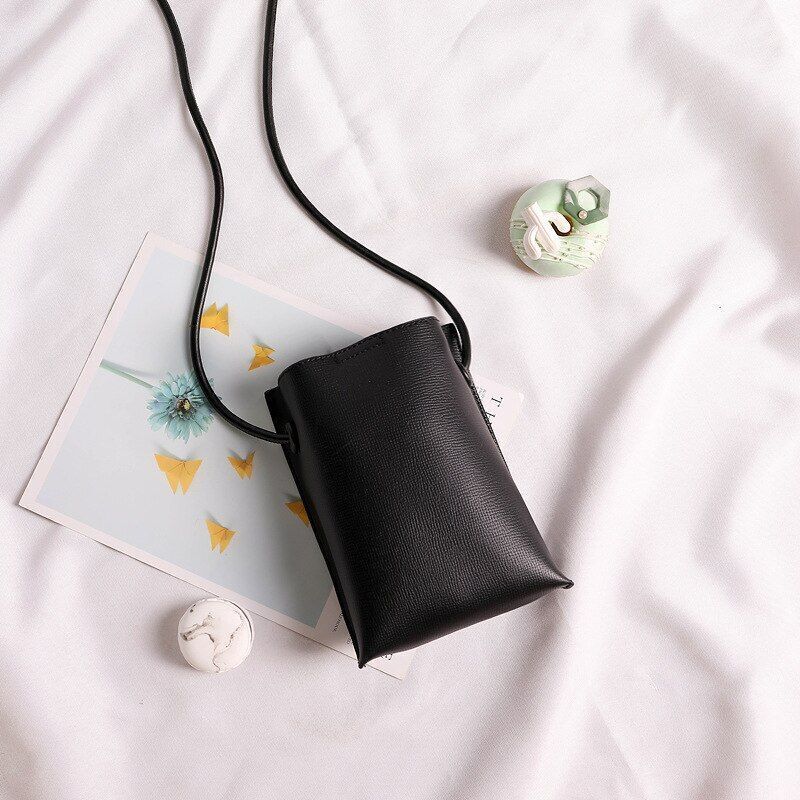 Leather Handbag Fashion Large Capacity Crossbody Shoulder Bags Women Flap Black