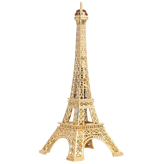 Eiffel Tower Statue Iron Vintage Decor Figurine Cake Stand Light Luxury Ornament