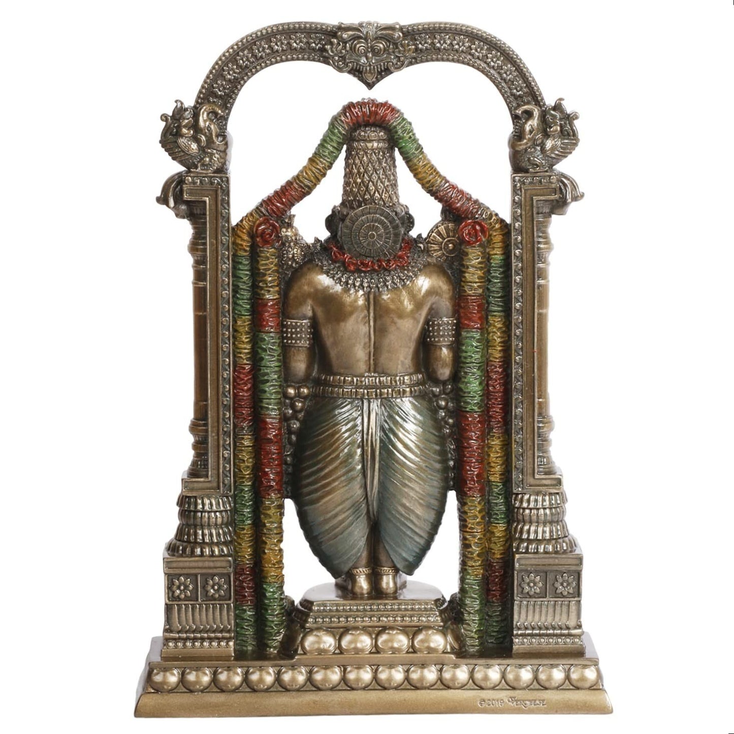 Hindu God Resin Lord Tirupati Balaji Venkateshwara Statute Idol Figurines