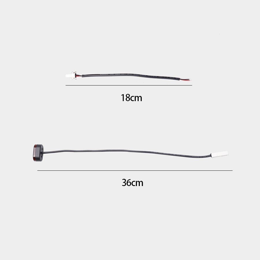 Brake Light Electric Scooter Rear Taillight Lamp LED Stoplight Battery Cable 1PC