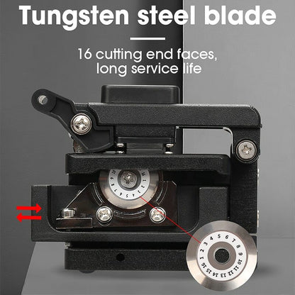 AUA-71S FTTH Cable Fiber Optic Cutting Knife Tool Cutter Three-in-one Clamp Slot