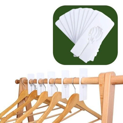 Clothes Sizing Divider 10Pcs PVC Separate Cards Wardrobe Size Organizer 12.5x5cm