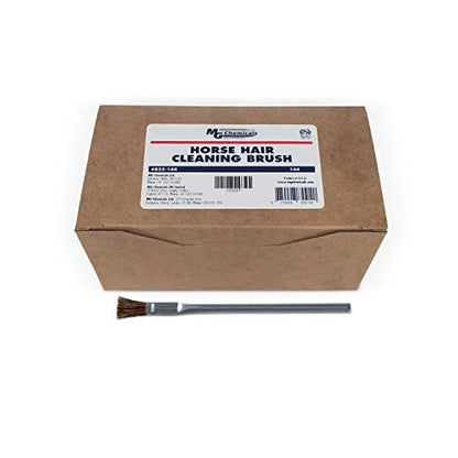 MG Chemicals Box of 144 Horse Hair Cleaning Brushes, 6" Tin Handle, 3/4" Trim L
