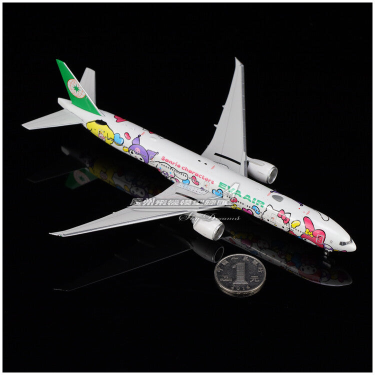 1:400 Phoenix EVA Air Boeing 777-300ER Airplane Diecast Aircraft Plane Model